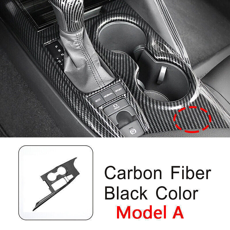 for Toyota for Camry 2018-23 ABS Carbon Fiber Center Console Gear Shift Panel Cover