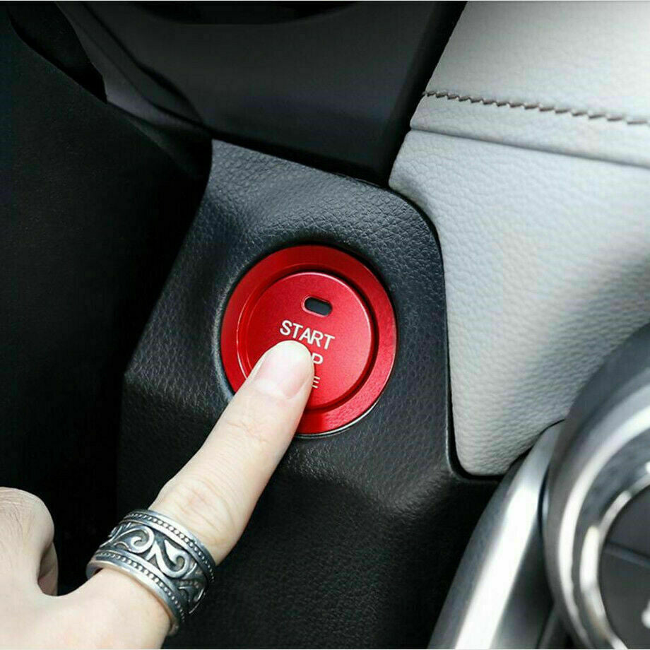 for Toyota Highlander 2020-2023 Red Start Stop Button Ignition Switch Cover Trim