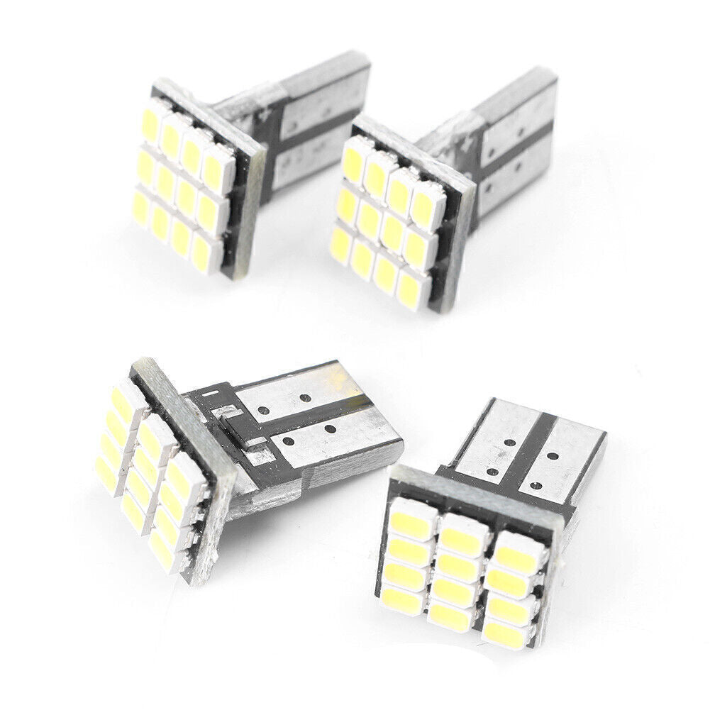 Car Show Wide Light Set Map Reading Lamp Bulb White T10 1206 12 SMD 12-leds Auto