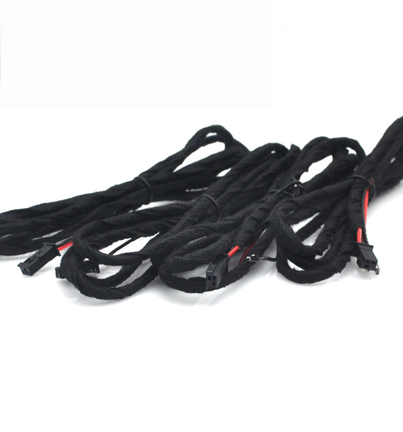 4x Retrofit Door light Cable step courtesy for Bmw E87 E90 E60 E63 E70 E91 E92