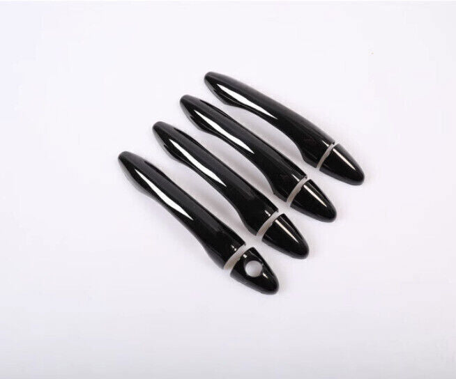 for Kia K5 Optima 2011-2015 Glossy Black Exterior Side Door Handle Cover Trim 8X