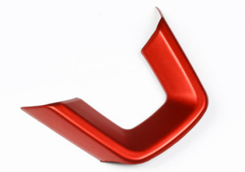 for Honda for Civic 11th 2022-2023 Matte RED ABS Car Steering Wheel Decor Trim Cover