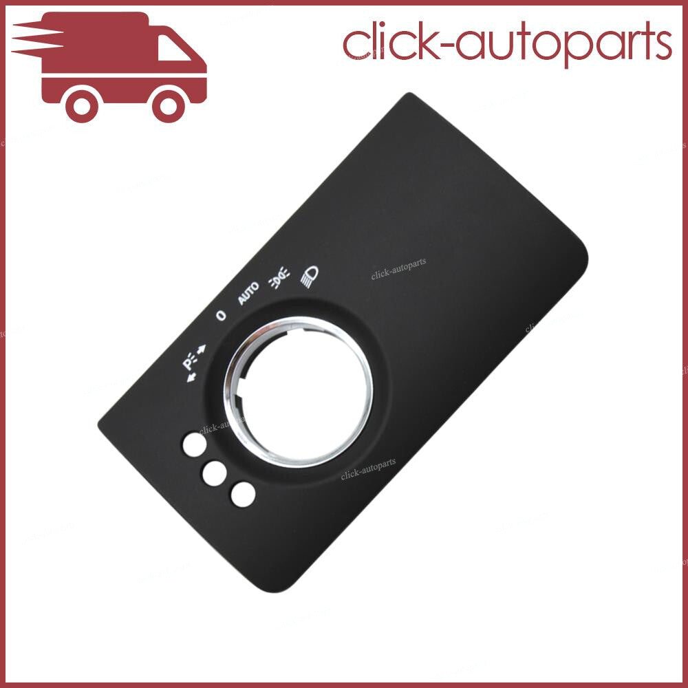 Black Headlight Control Switch Cover with 3 Hole for Mercedes X164 W164 ML GL