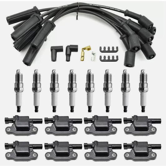 8 PACK UF413 Ignition Coil + 41-110 Spark Plug + 9748UU Wire Fit for GMC