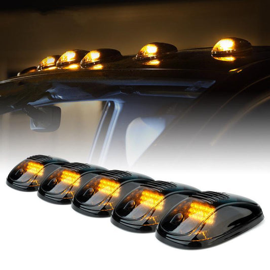 5 Amber LED Roof Top Running Cab Marker Light for Chevy Silverado 1500 2500 3500