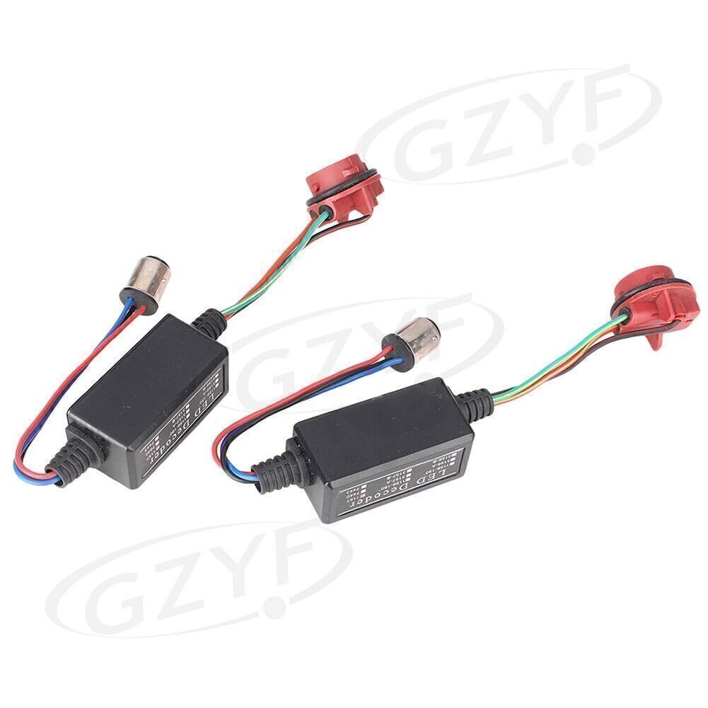 2x Warning CANBUS 1157 LED Decoder Light Bulb Error Load Resistor Socket gk
