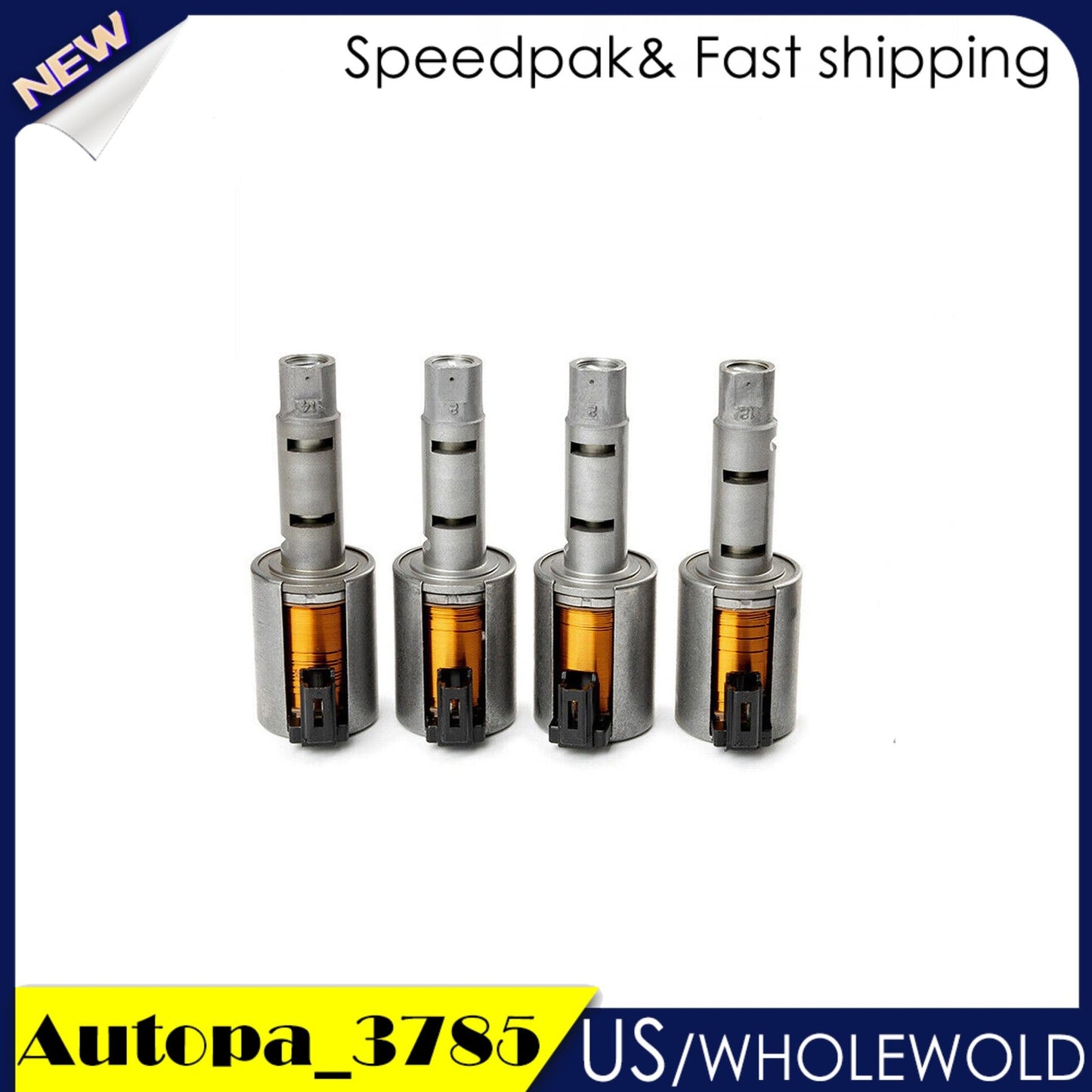 4Pcs/Kit JF015E RE0F11A Transmission CVT Solenoid Valve 1st Gen for Nissan Tiida