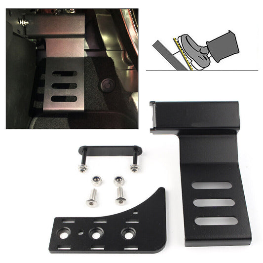 Car Dead Pedal Foot Rest Kick Panel Left Side Fit 2018 for Jeep for Wrangler JL Black