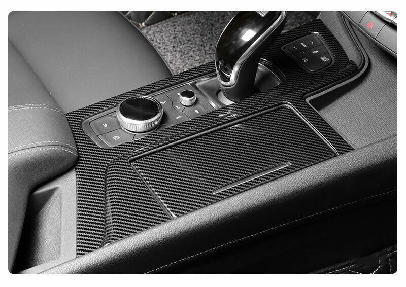 Central Console Gear Shift Panel Trim Carbon Fiber Look for Cadillac CT5 2020-24
