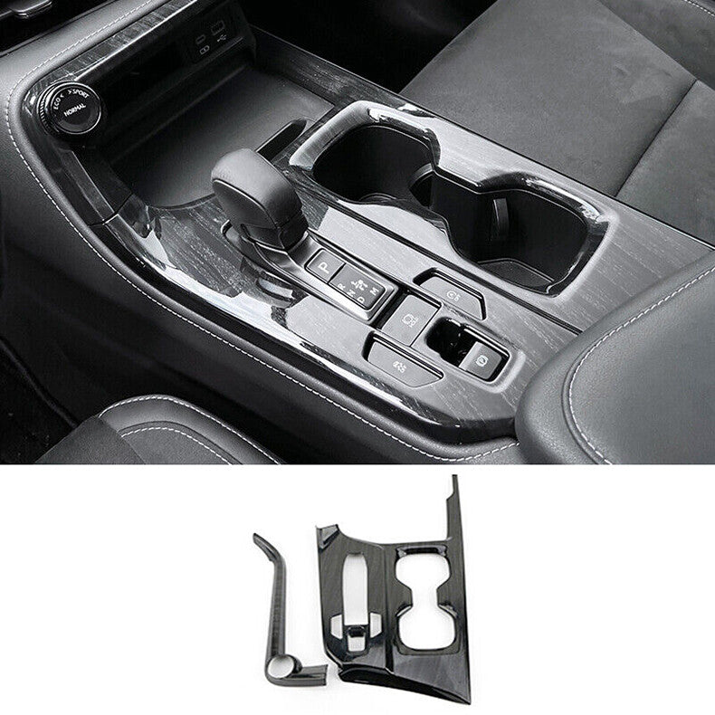 for Lexus NX250 350h 450h 2022-2023 Black Wood Console Gear Shift Box frame Trim