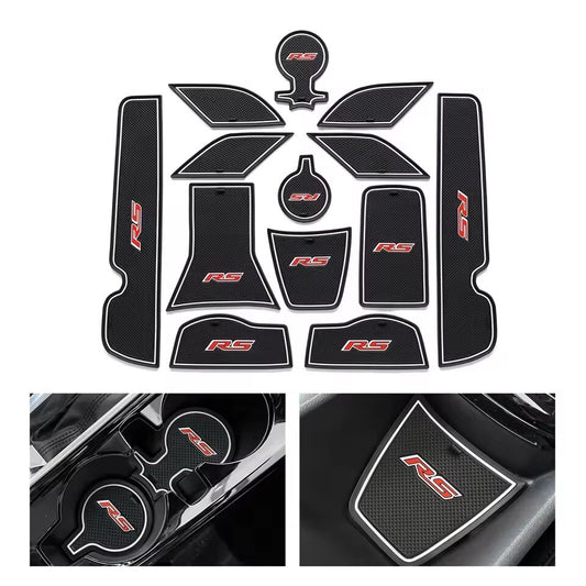 for Toyota Hilux SR5 4x4 2015-2022 REVO Anti-Slip Gate Slot Cup Mat Accessories