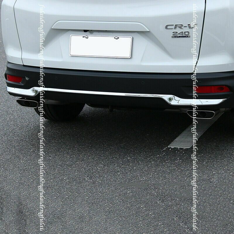 3Pcs for Honda CR-V CRV 2020-2022 Chrome Rear Bumper Cover Protector Strips Trim