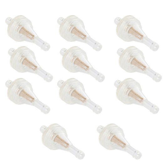 10x 1/4in 6mm Inline Gas Fuel Filter Universal for Motorcycle Dirt Bike ATV UTV