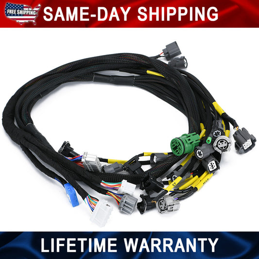 For 1995 for Civic Integra B16 B18 D16 D B-Series Tucked Engine Wiring Harness OBD1