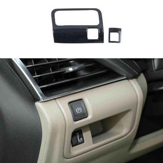 for Cadillac CT5 20-24 Steel Carbon Fiber Headlight Switch Control Frame Trim 2P