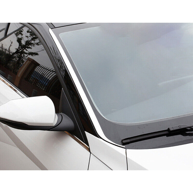 for Hyundai for Elantra 2021-2023 Stainless A-Pillar Panel Windshield Molding Trim