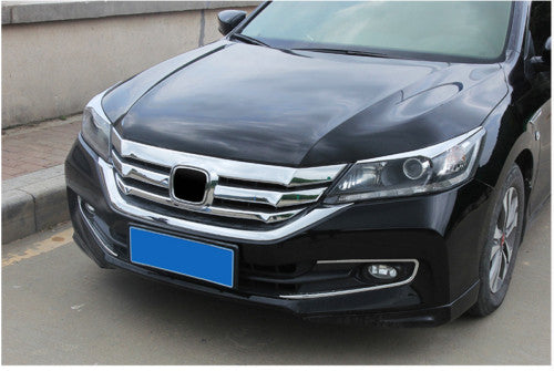 Fit for Honda Accord 2014-2015 Chrome Front Headlight Lamp Eyebrow Molding Trim