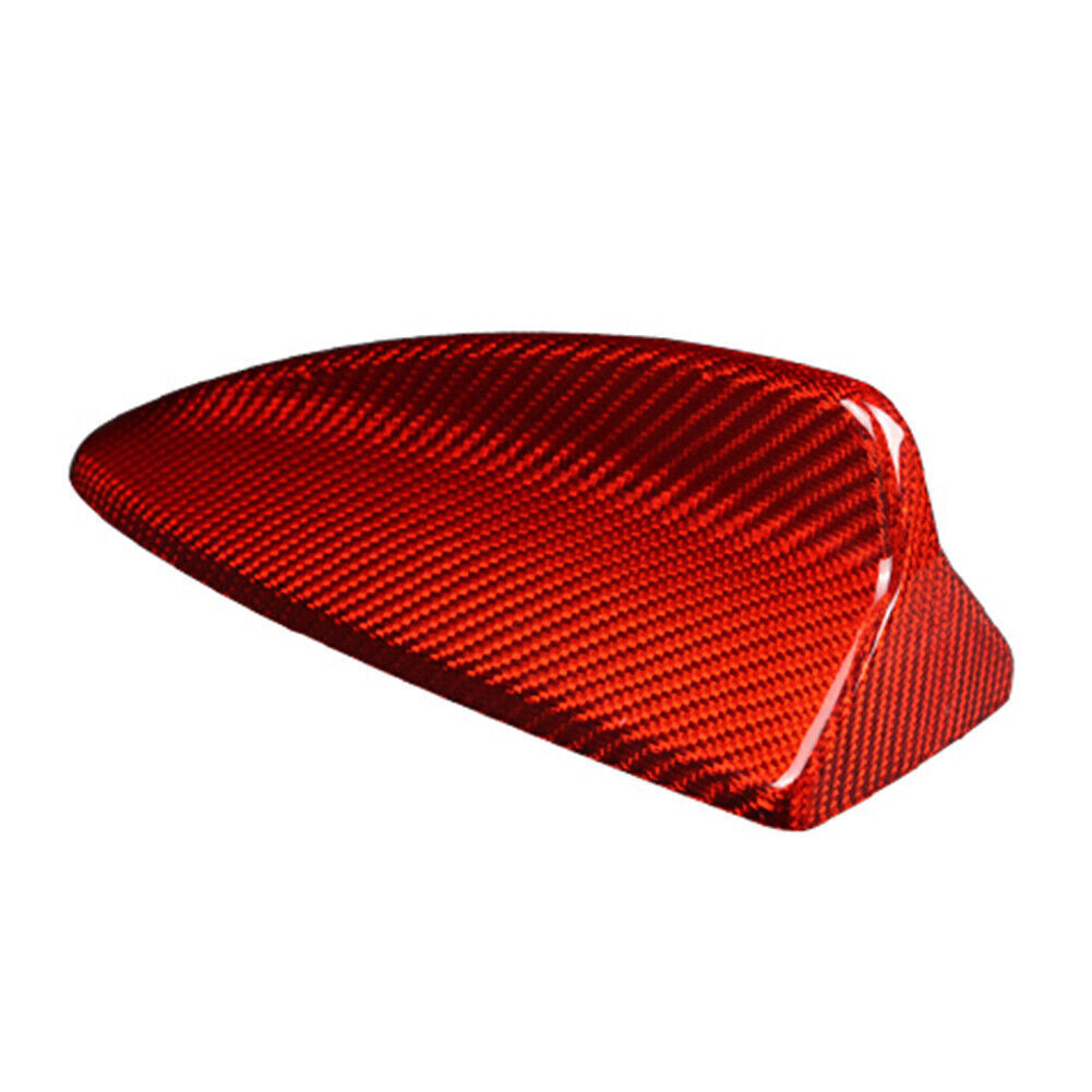 Carbon Fiber Shark Fin Antenna Cover Sticker Red Fit for BMW 5 7Series F07 GT F11 X3