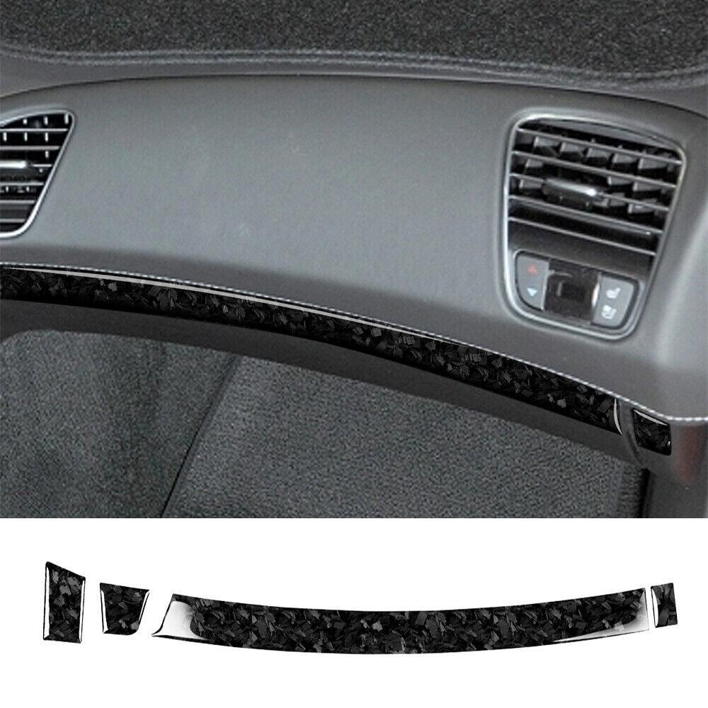 Forged Carbon for Co -pilot Storage Box Panel Cover for Chevrolet for Corvette C7 2014-19
