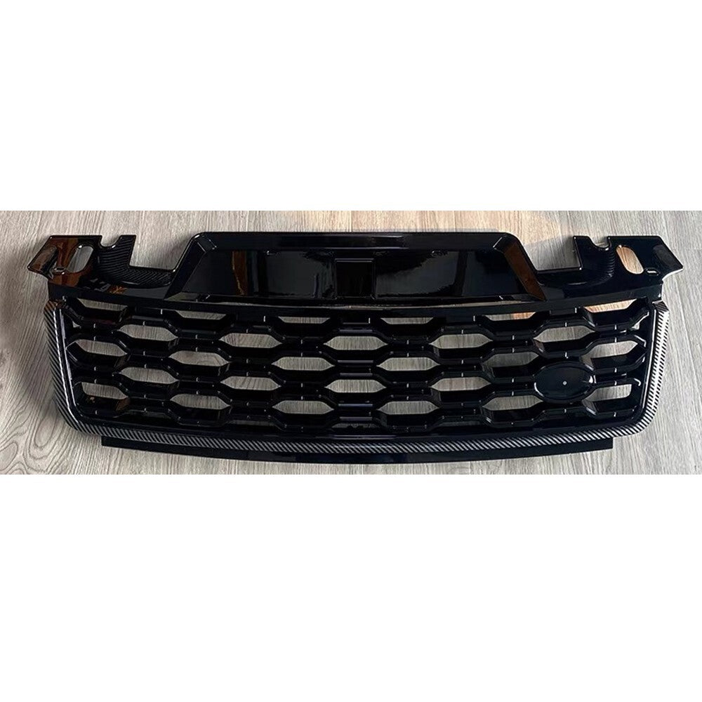 Carbon Fiber Style Front Grille+Body Kits Trim for Range Rover Sport 2018-2022