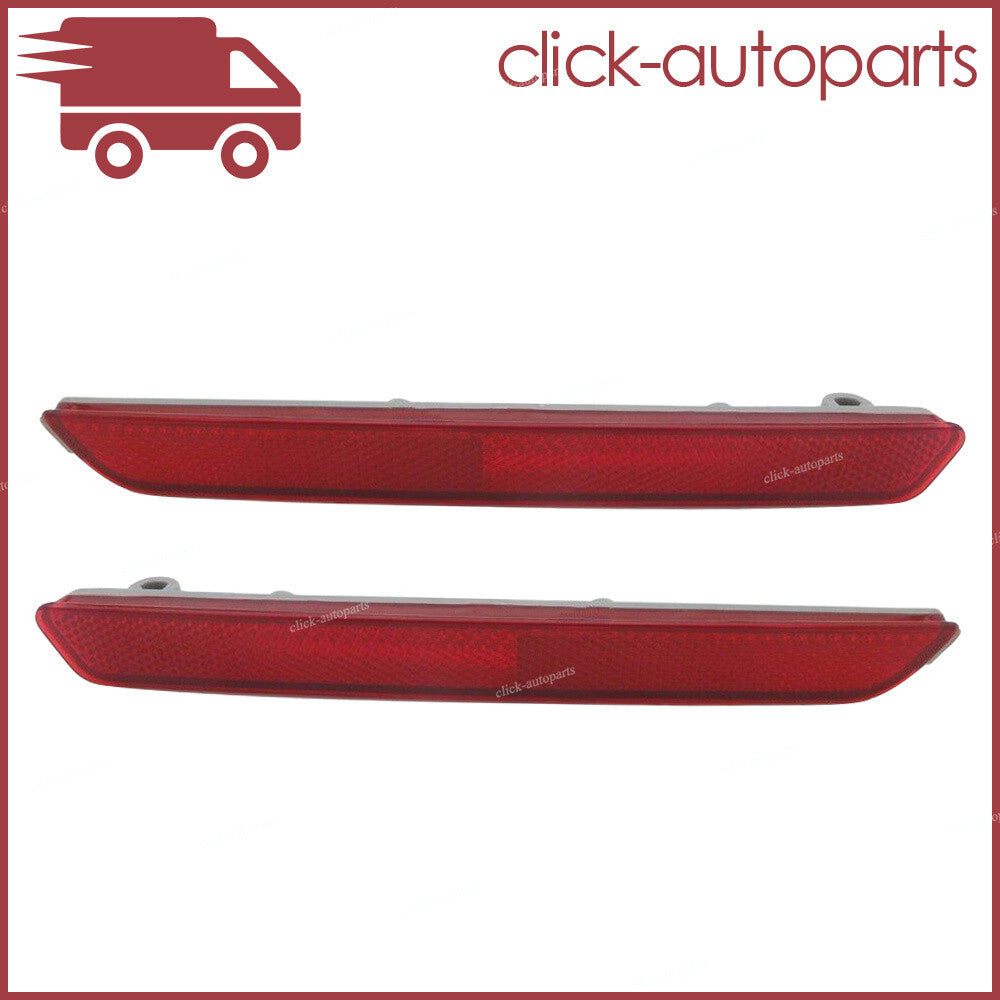 Rear Left+Right Bumper Reflector Light Lamp Red Lens for Mazda 26 CX-7 CX-9