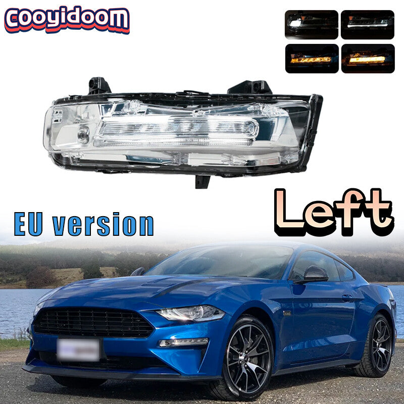 1Pcs LH LED Front Fog lights DRL Fog Lamp for Ford for Mustang 2018-2020 EU versions