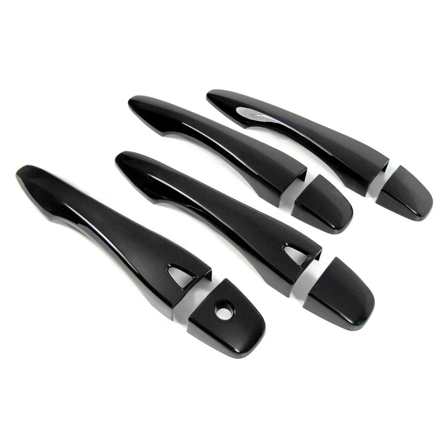 Glossy Piano Black For 13-20 for Nissan Pathfinder Side for Smart Door Handle Cover Trim