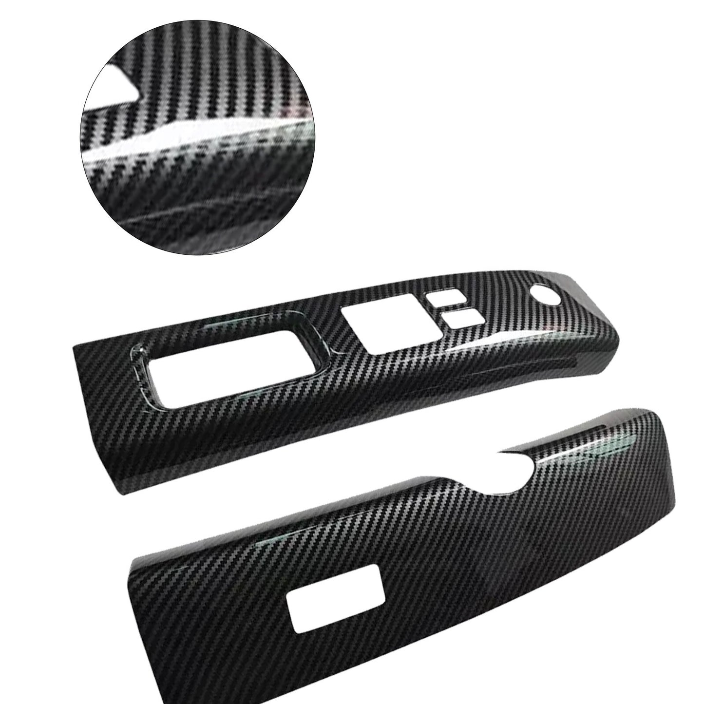 Carbon Fiber Style Interior Door Window Switch Cover Trim fitS for Nissan 350Z 03 AT