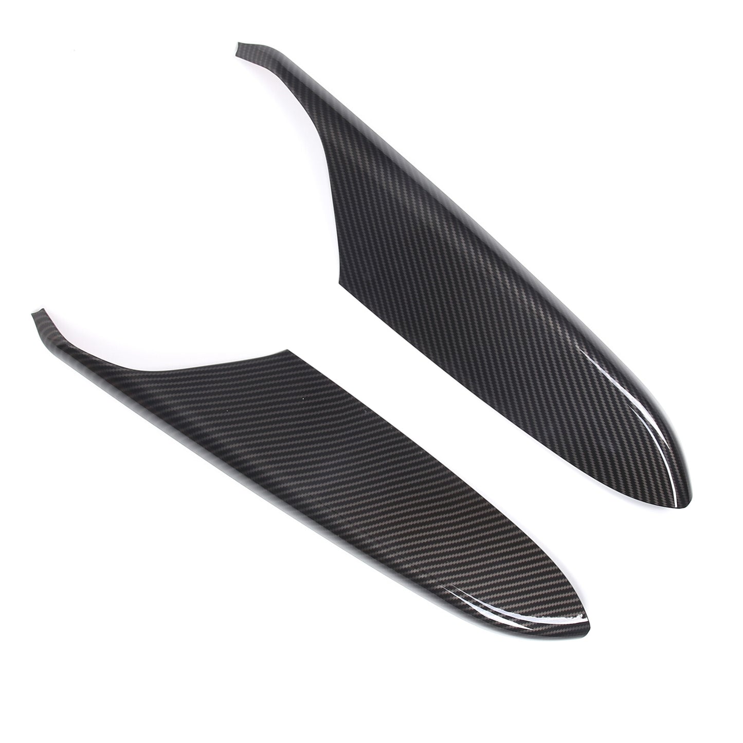 ABS Carbon Fiber Door Armrest Elbow Rest Trim Cover for Corvette C8 2020-2023