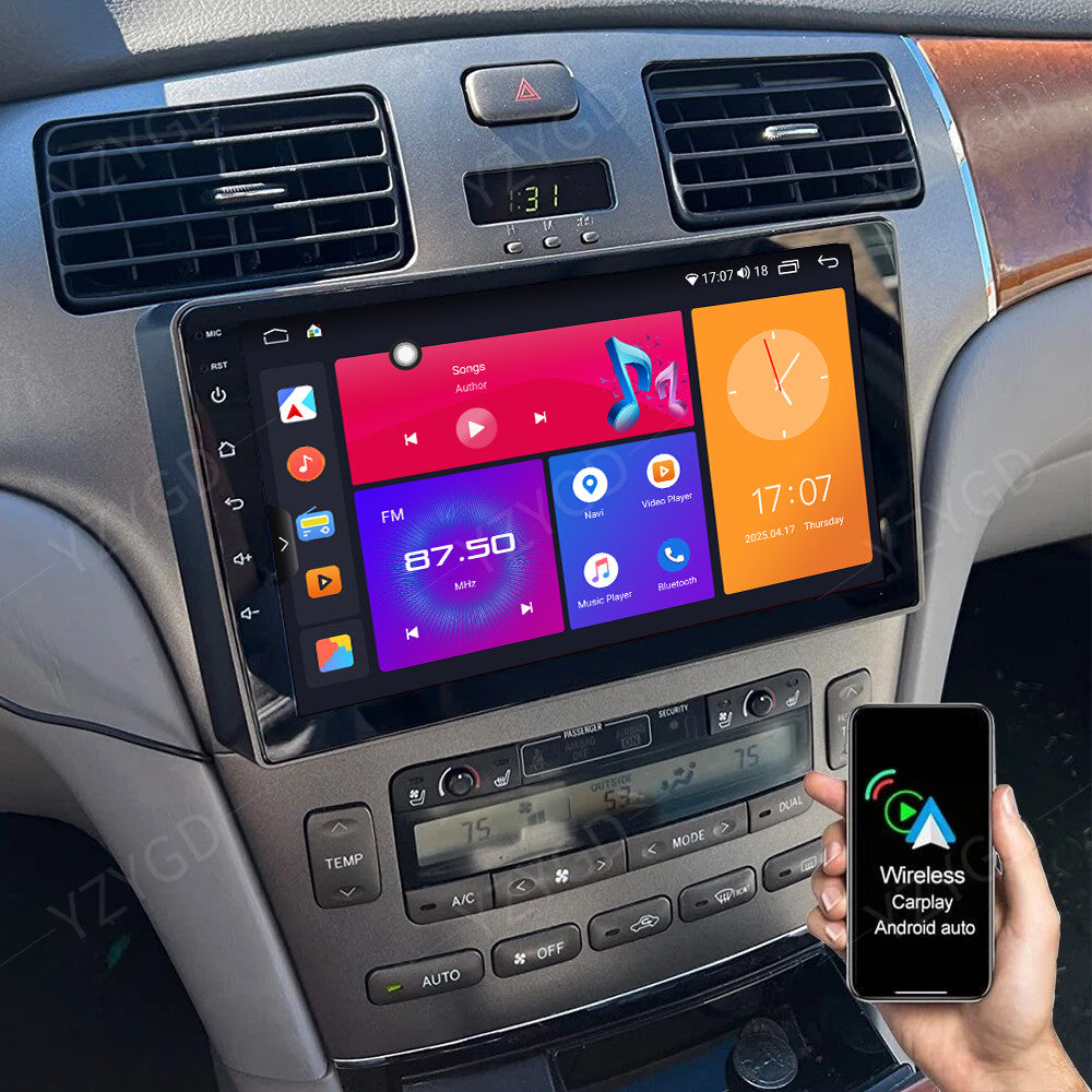 9Apple Carplay for Lexus ES300 ES330 XV30 2001-2006 GPS Navi Car Stereo Radio