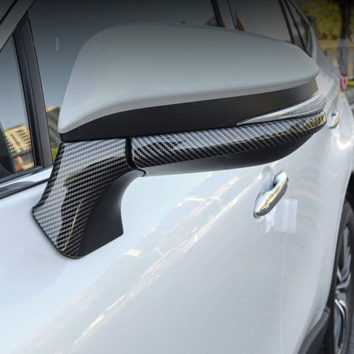 for Toyota Venza 2021-2023 Carbon Fiber Side Mirrors Rearview Stripe cover Trim