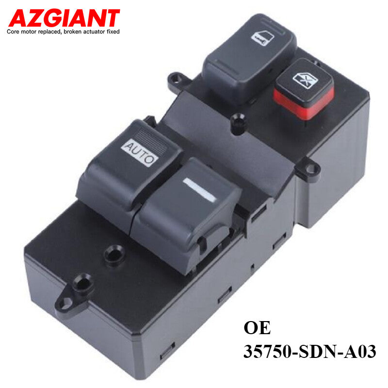 LEFT DRIVER SIDE MASTER POWER WINDOW DOOR SWITCH 35750-SDN-A03 for Honda Accord