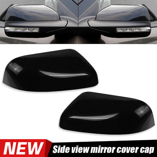 Pair Side Mirror Cover Cap Black Color for Ford Explorer 2016 2017 2018 2019