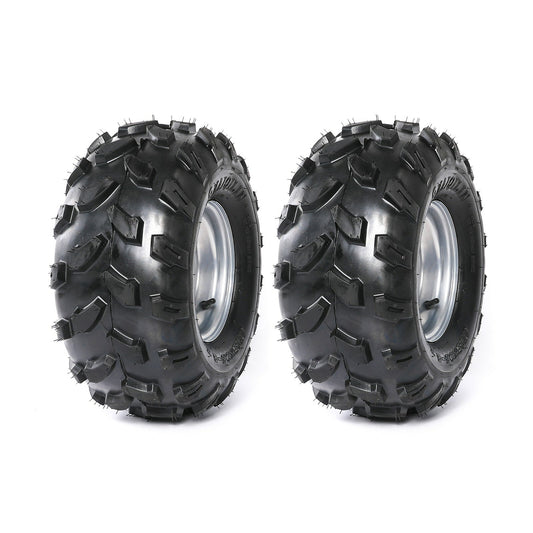 A pair of 8-inch wheels (18x9.50-8), rims (18x9.5-8, 18x9.5x8), go-kart 4, Wheeler lawnmower