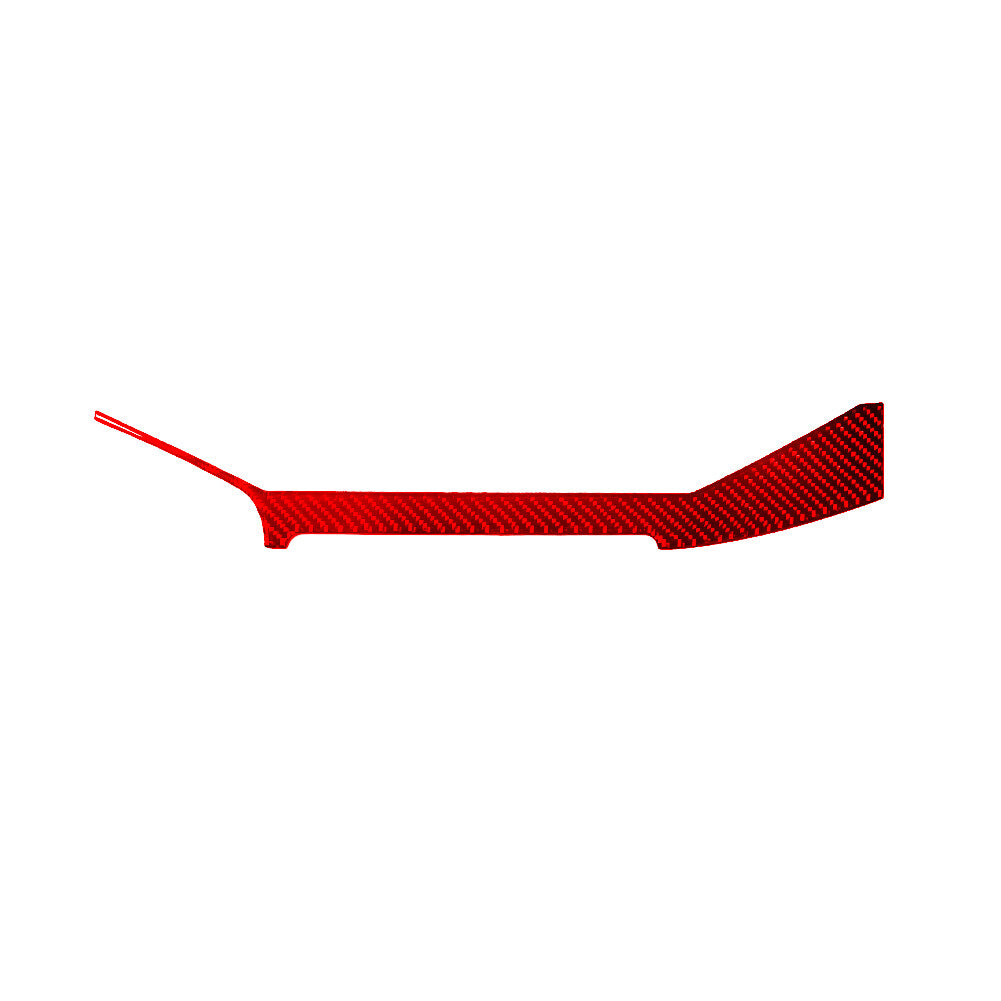 Red Carbon Fiber Climate Control Lower Trim Cover for Toyota Tacoma 2012-2015