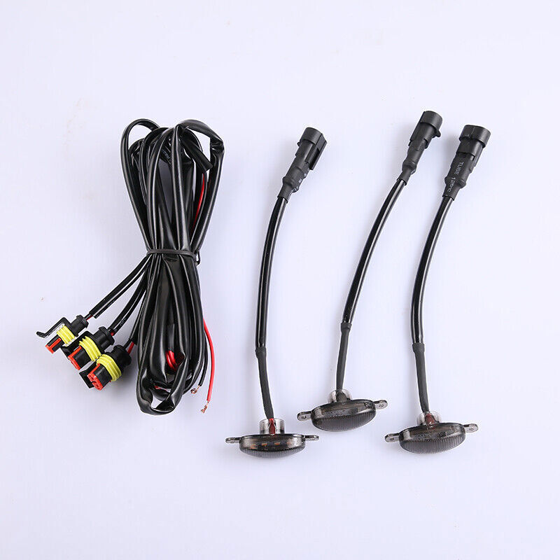 for Ford Explorer 2011-2015 Front Grille smoke LED Light Style DRL Lamp