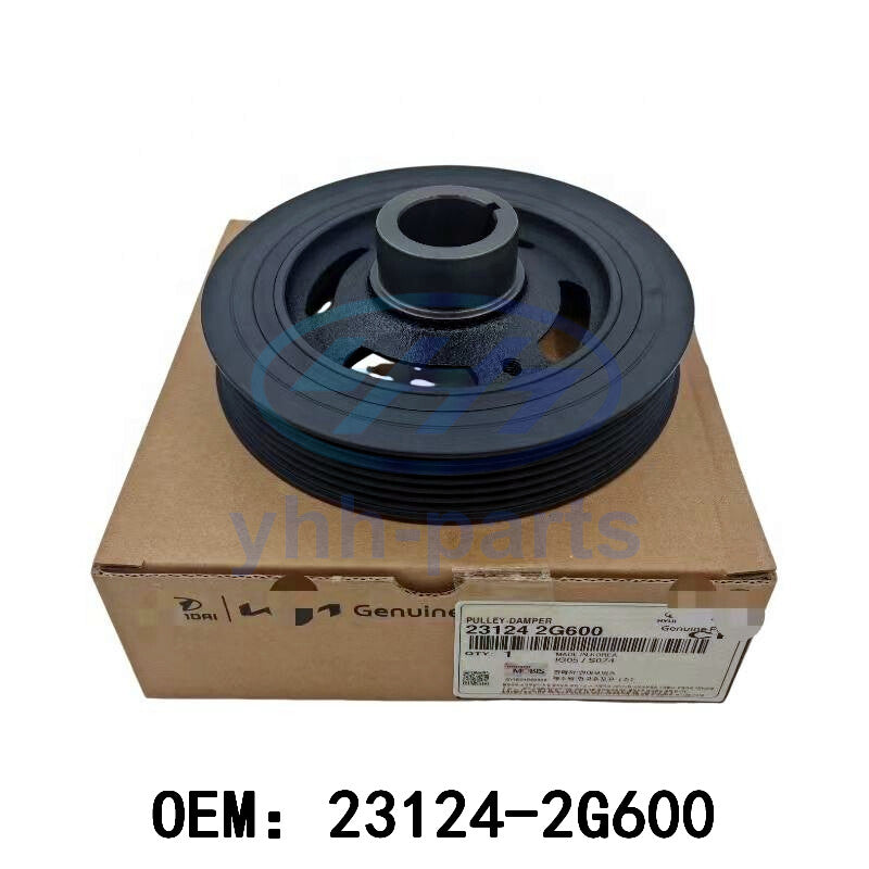 NEW 23124-2G600 DAMPER PULLEY for 2006-16 for HYUNDAI for KIA 2.0L 2.4L 4CYL
