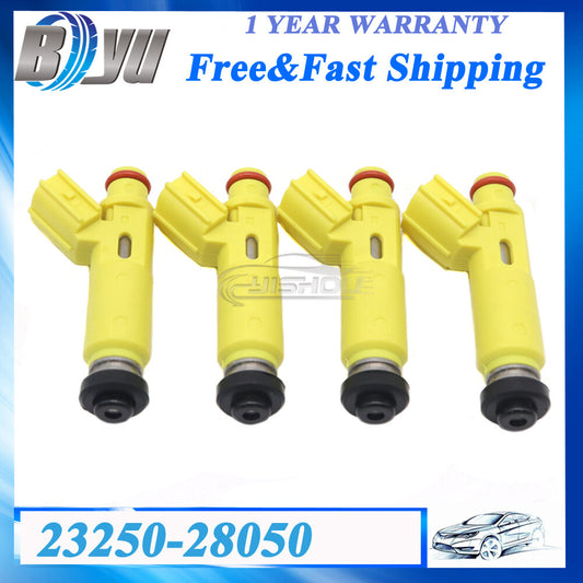 4PCS 23250-28050 Fuel Injectors For 2001-2003 for Toyota RAV4 2.0L L4 2325028050 New