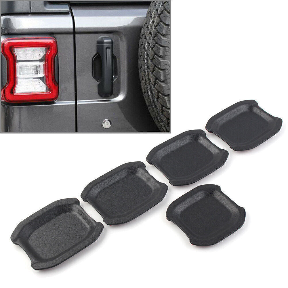 For 2018-22 for Jeep for Wrangler JL 4-Door Door Handle Bowl Recess Guard Trim Cover ABS