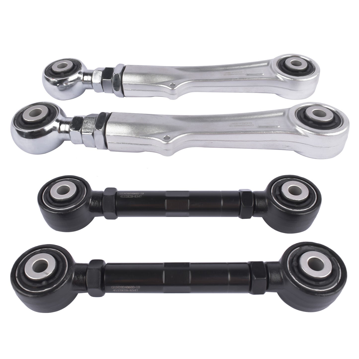 4Pcs Rear Adjustable Camber  Toe Control Arm Kit for Tesla Model X 2015-2020 Mo
