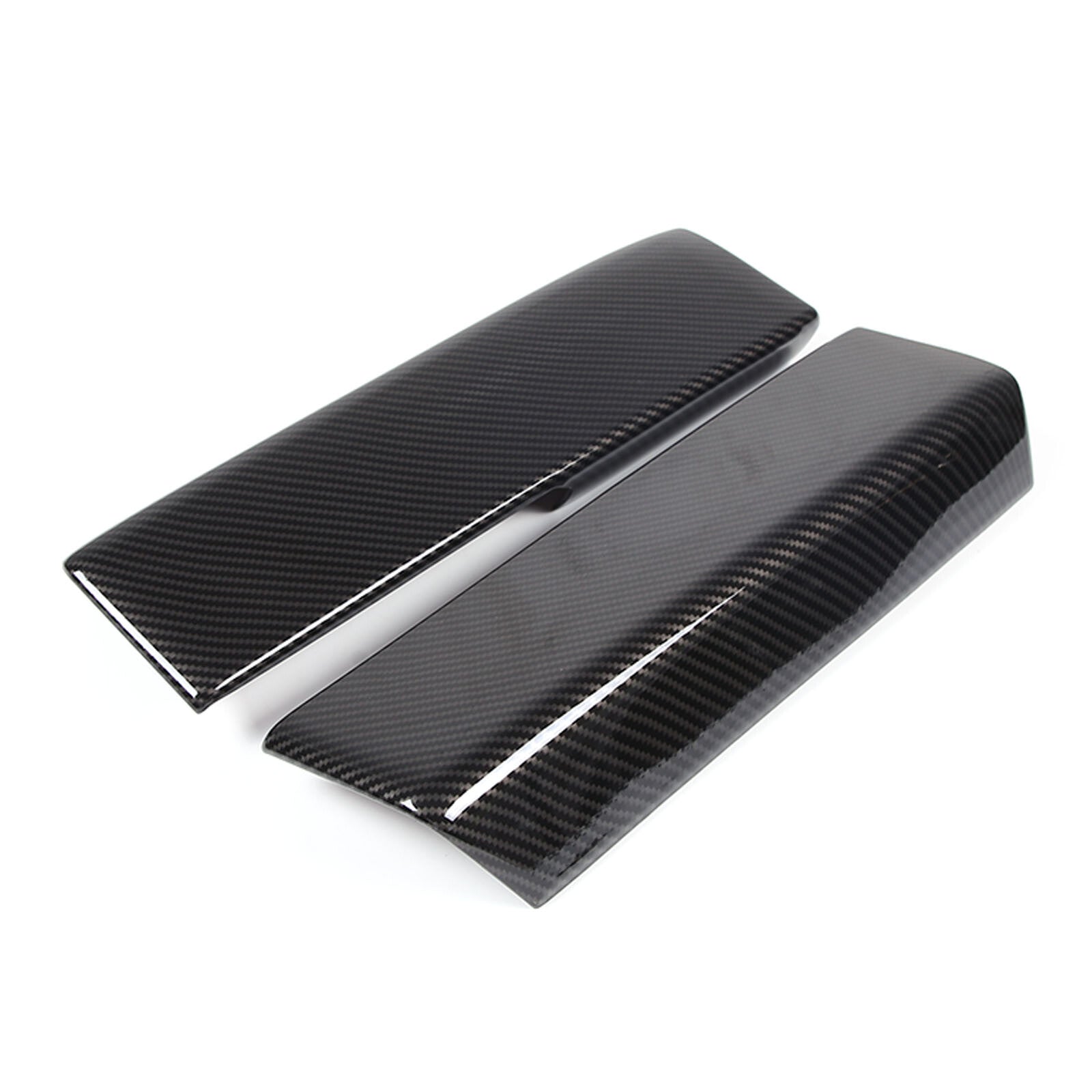 Carbon fiber interior door slat decorative stickers for Corvette C6 2005 - 2013