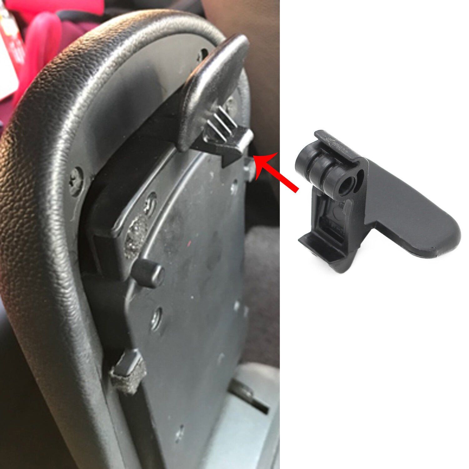 New Armrest Lower Clip Latch Center Console Black Fits for 2014-2016 for Kia Forte