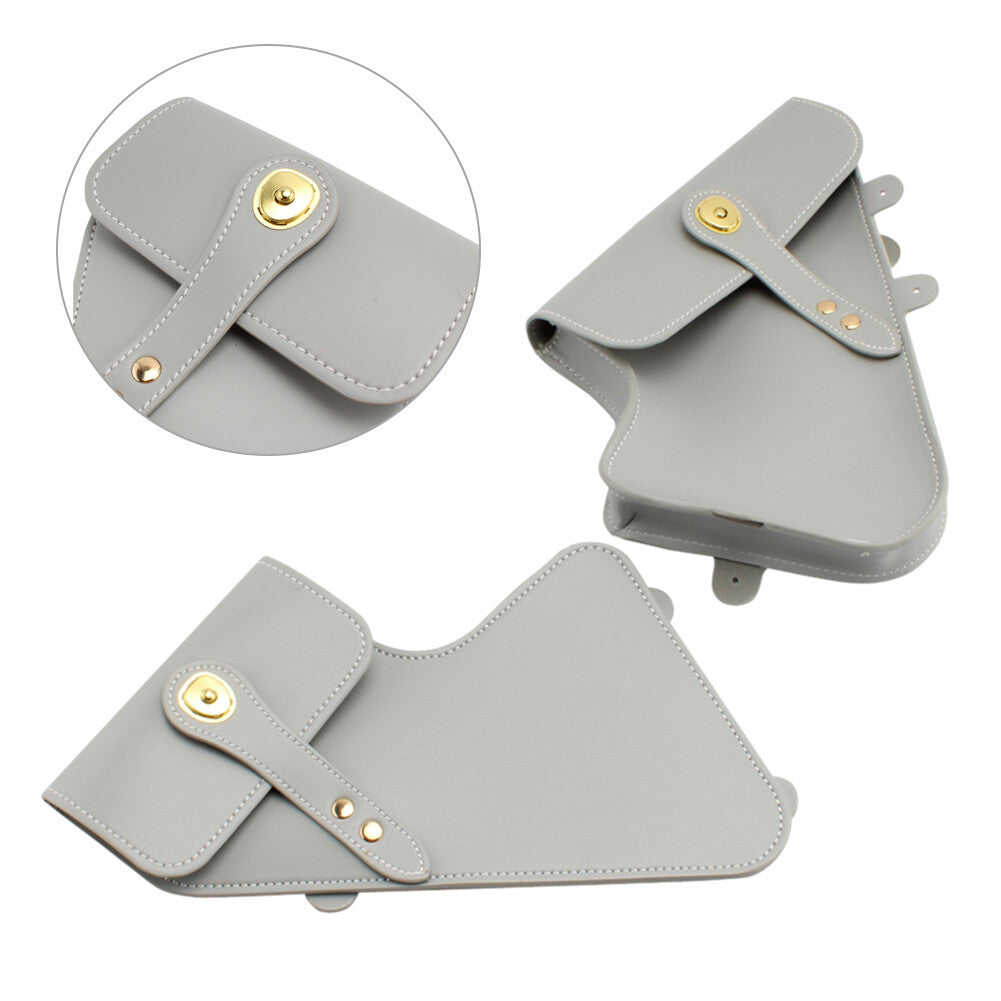 Motorrad Wartung Rahmenseiten Werkzeugtasche Retro Leder f¨¹r for BMW RnineT Silber