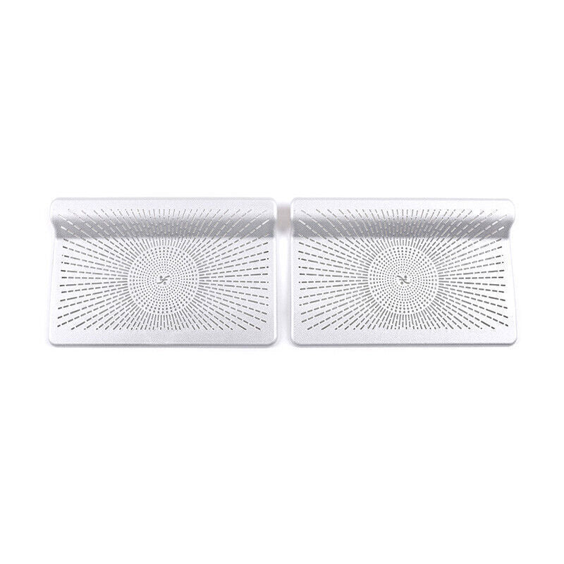 Fit for Benz GLE GLS 2020-23 Matte Silver Inner for Seat Below Air Outlet Cover Trim