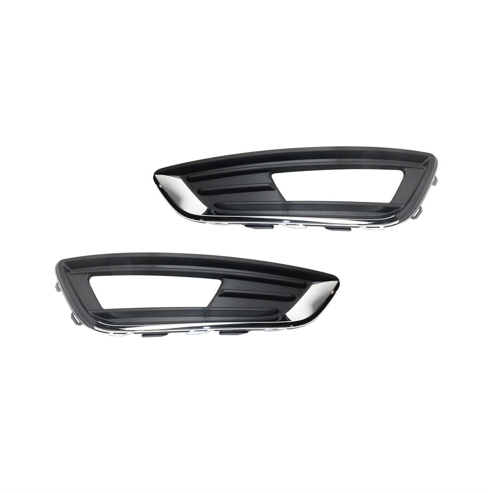 2Pcs Front Bumper Fog Light Cover Bezel Left+Right for Ford Focus 2015 2016 2017