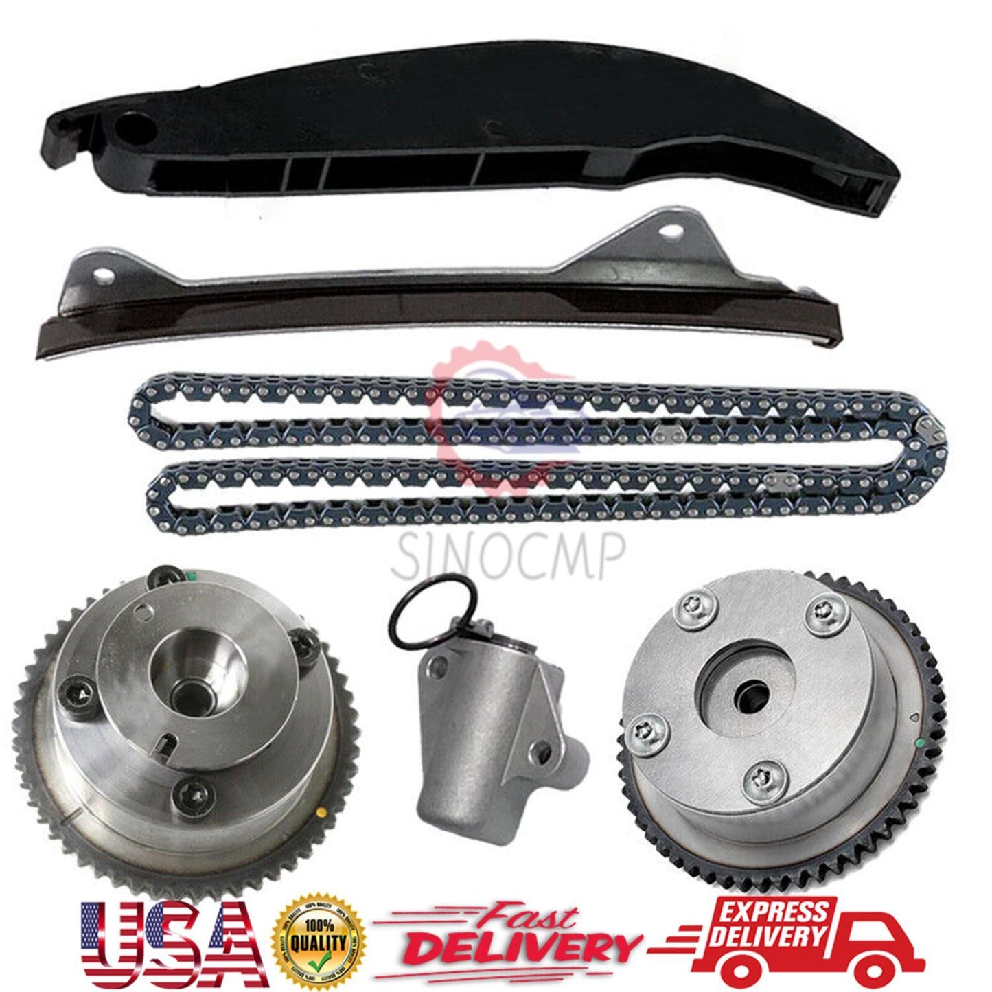 CVVT Gear Timing Chain Kit fit for HYUNDAI for ELANTRA 1.8L 1797CC L4 GAS 2011-2013