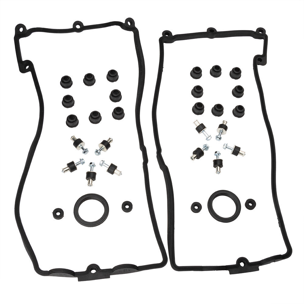 2X Left + Right Valve Cover Gasket Set for BMW E60 E63 E64 E70 X5 4.4i N62 4.8i