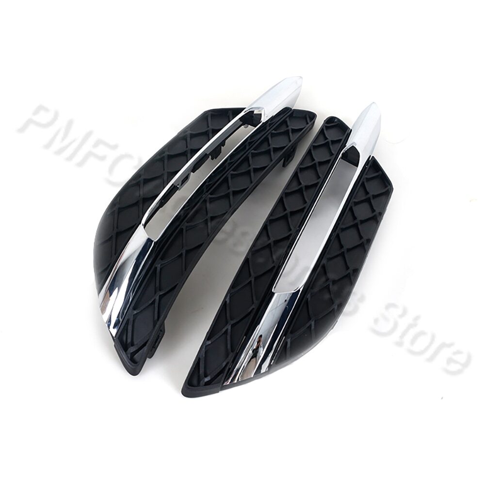 LED DRL Fog Lamp Rront Bumper Grilles for Mercedes-Benz C-Class W204 2011-2014