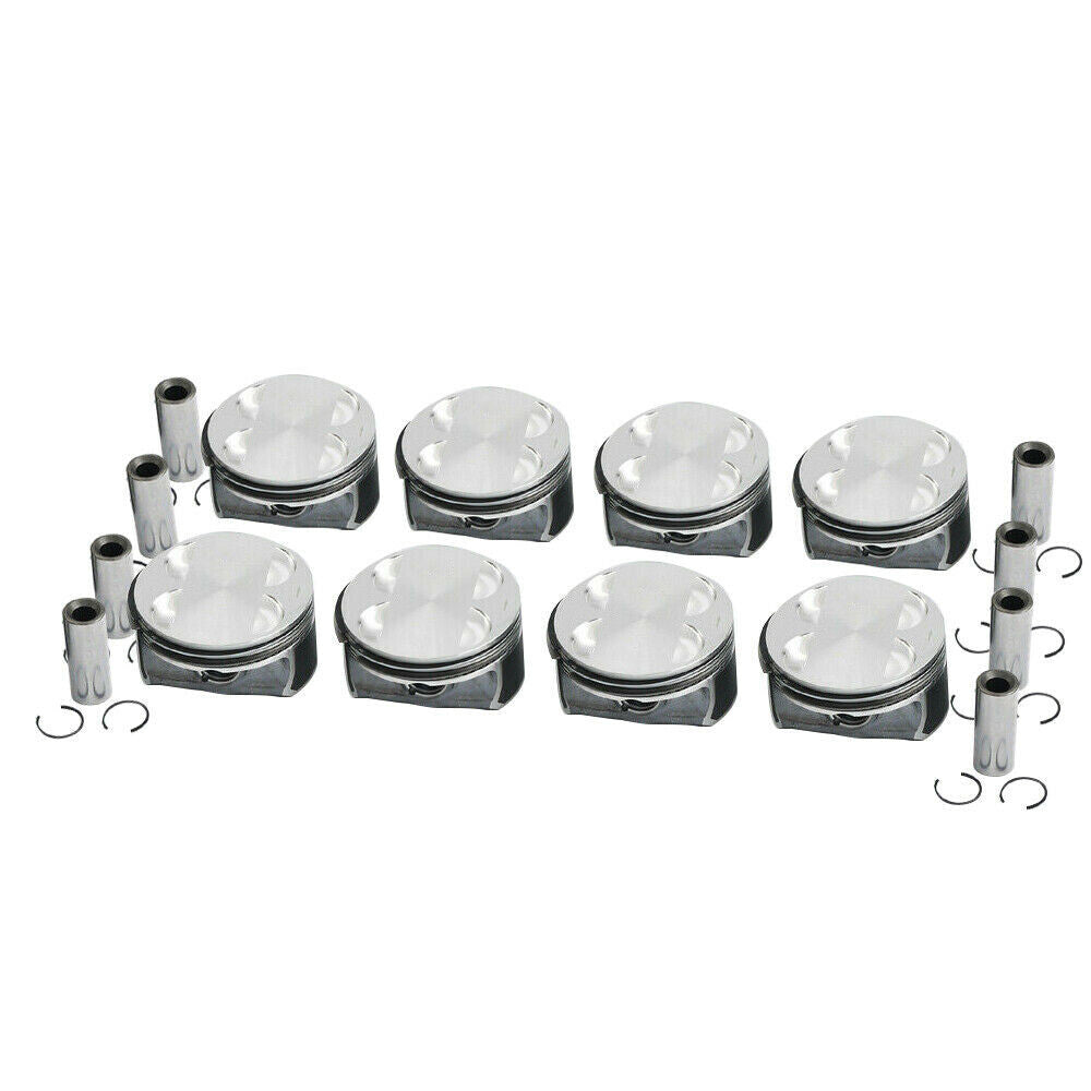 N62B48 Pistons  Rings Set 8pcs for BMW 550i 650i X5 E60 E61 E63 E65 4.8L 21MM