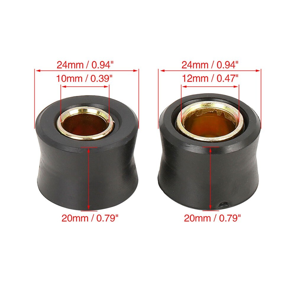 Bush Rear Shock Motorcycle Snug 10mm 12mm Absorber Cushion Accessories